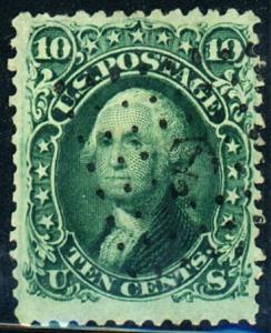 U.S. #68 Used F-VF Large HR 