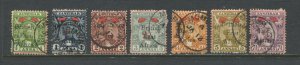 British East Africa overprinted on Zanzibar stamps 1897 set used