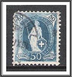 Switzerland #86 Helvetia Large Numerals Used