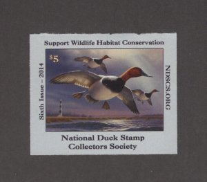 NDS6 - National Duck Stamp Collectors Society Stamp Single. MNH. #02 NDS6