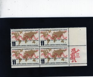 1274 International Telecom, MNH LR-ZIP blk/4