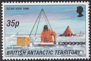 British Antarctic Territory 1996 MNH Sc #236 35p Earth Sciences SCAR