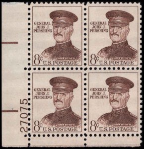 US #1214 PERSHING MNH LL PLATE BLOCK #27075