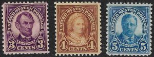 635-637 Mint,OG,H... SCV $4.55