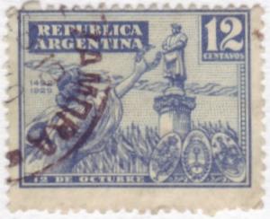 Argentina #373 Used Fine