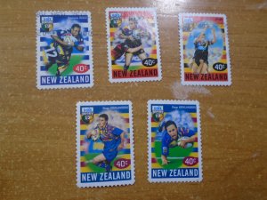 New Zealand  #  1588-90/1595-96   used