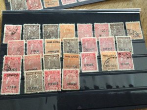 India States Travancore  mixed unused or used stamps A12521