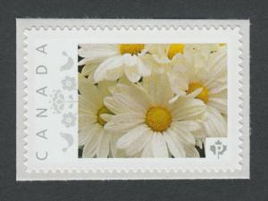 WHITE MUMS FLOWERS =  Picture Postage stamp  MNH Canada 2014 [p8fL3/2]