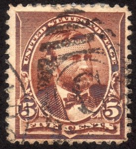 1890, US 5c, Ulysses S. Grant, Used, Sc 223