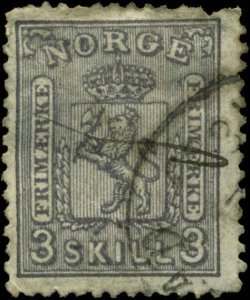 Norway  Scott #13 Used