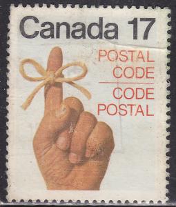 Canada 816 Introduction Of The Postal Code 17¢ 1979