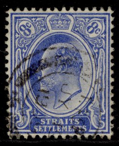 MALAYSIA - Straits Settlements EDVII SG158, 8c blue, M MINT.