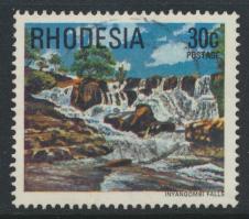 Rhodesia   SG 567 SC# 405  Used Inyangombi Waterfalls  see details 