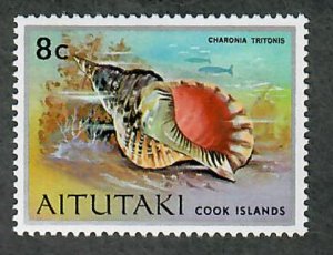 Aitutaki  #88 Sea Shells MNH Single