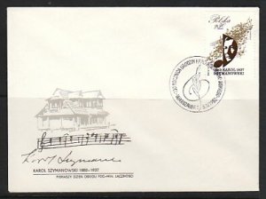 Poland, Scott cat. 2514. Composer issue. First Day Cover. ^