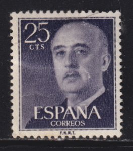 Spain 818 General Francisco Franco 1954