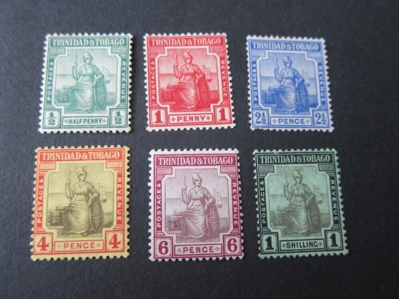 Trinidad & Tobago 1913 Sc 1-7a set MH