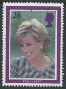 GB   Sc# 1794  SG 2024  Used Princes Diana 1998  see details  / scans