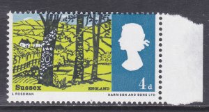 1966 Sg689 Landscapes 4d Huge misperf UNMOUNTED MINT [SN]