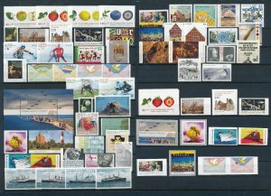 West Germany 2010 Complete Year Set incl. self adhesive stamps MNH