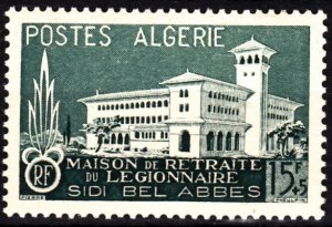 ALGERIA 1956 Surtax for Foreign Legion Relief. Architecture Retirement Home, MNH