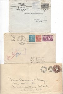 United States Covers - 16ea - Note Some FDC Air