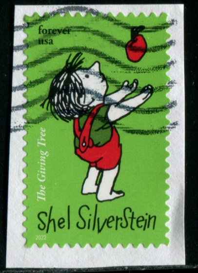 5683 US (58c) Shel Silverstein SA, used on paper