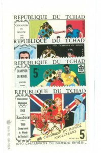 Chad #267A-267D  Single (Complete Set) (Olympics)