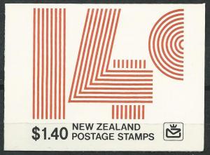 New Zealand # 614  $1.40  Booklet - pane of 10 (1)  Mint NH