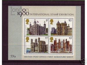 Great Britain Sc 834a MNH. 1978 Architecture, Lot of 10