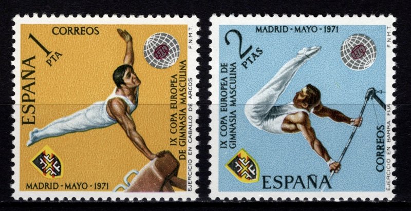 Spain 1971 9th Euro Gymnastics Champs Madrid, Set [Mint]