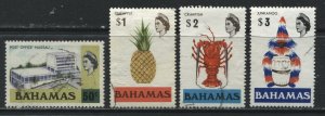 Bahamas QEII 50 cents to $3 definitives used