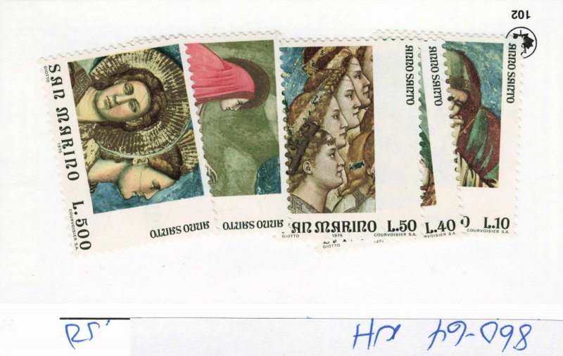 SAN MARINO  860-64   MNH