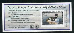 U.S. - RW65a -SUPERB - Never Hinged