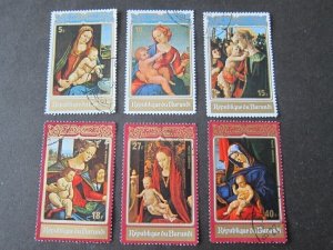 Burundi 1972 Sc B56-8,CB26-8 Christmas Religion set FU