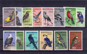 Botswana, 19-32, Birds Definitve Singles, **MNH**