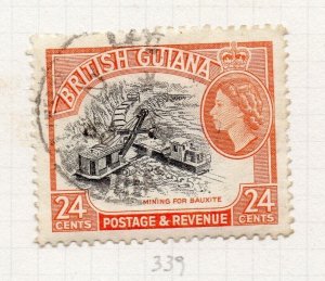 British KUT 1953 QEII Early Issue Fine Used 24c. NW-206589