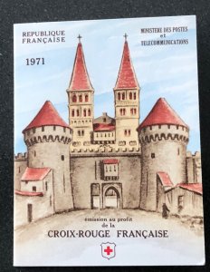 France scott#B452a Red Cross booklet 1971 MNH