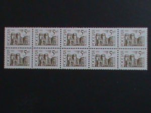 ​RUSSIA- 1992 SC#6069 - MOROSOV HOUSE- MNH IMPRINT STRIP BLOCK VERY FINE