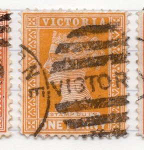 AUSTRALIA VICTORIA 1886-1900 Early Issue Fine Used 1d. 195264