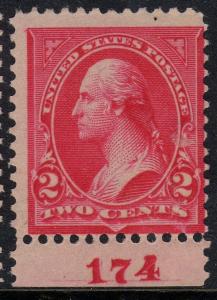 U.S. Scott #252 2-Cent Washington Stamp - Mint Single