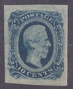 CSA Scott #12 Mint NH OG VF-XF