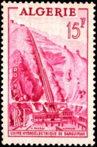 Algeria #255, Complete Set, 1954, Hinged