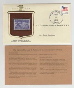 1026 General George Patton w/ Historic Stamps America Commemorative Cover