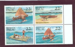 Palau #67-70a  Single (Complete Set)