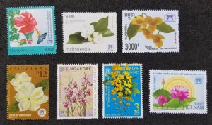 Malaysia Philippines Cambodia Vietnam Joint Issue ASEAN Flowers 2017 (stamp) MNH