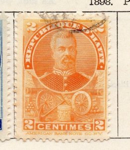 Haiti 1898 Early Issue Fine Used 2c. NW-253091