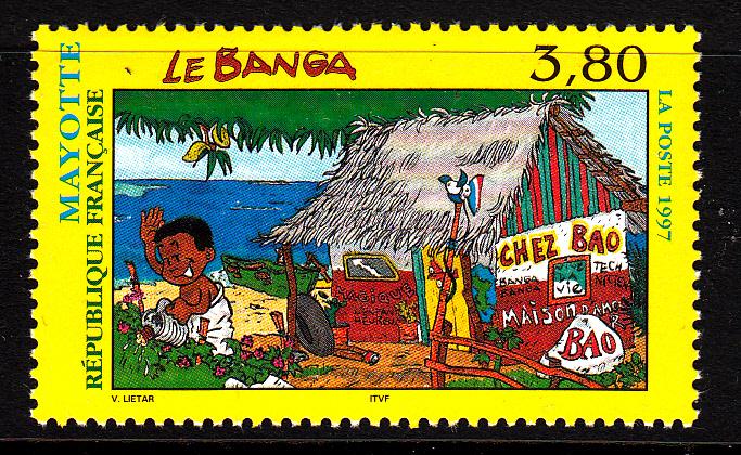 Mayotte MNH Scott #87 3.80fr Le Banga