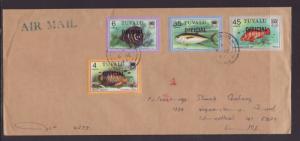 Tuvalu to Hartland,WI 1983 Mail Cover Number Ten Size