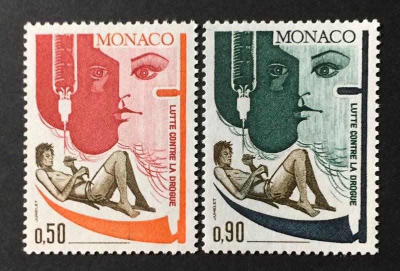 Monaco 1972 #841-2, MNH, CV $1